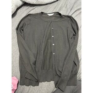 Black Cardigan Sweater